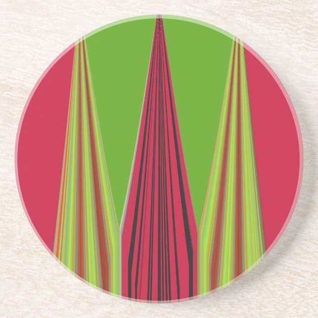 RED GOLDEN GREEN COASTER (Front)