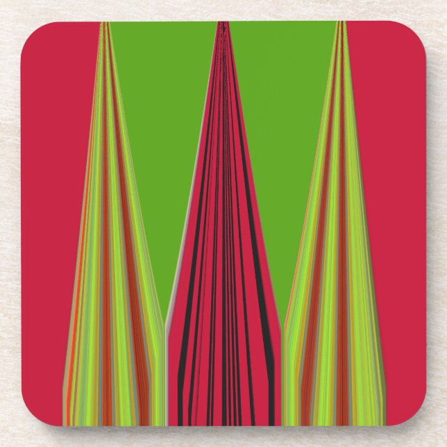 RED GOLDEN GREEN COASTER (Front)
