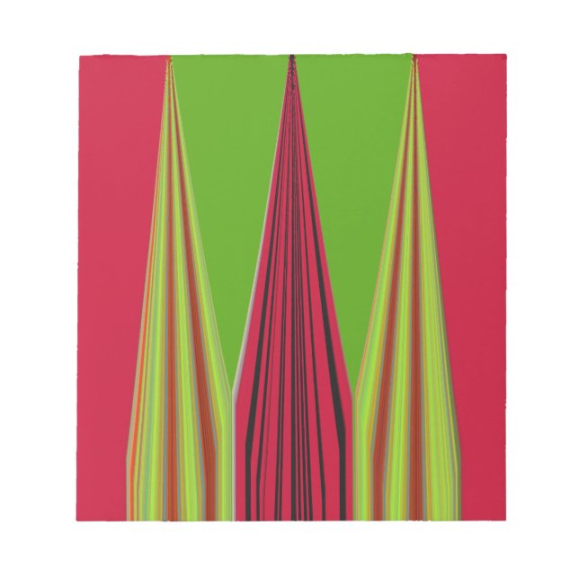 RED GOLDEN GREEN NOTEPAD (Front)