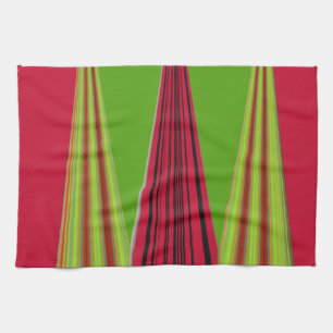 RED GOLDEN GREEN TEA TOWEL