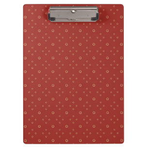 Red Golden Zinnia Sun Clipboard