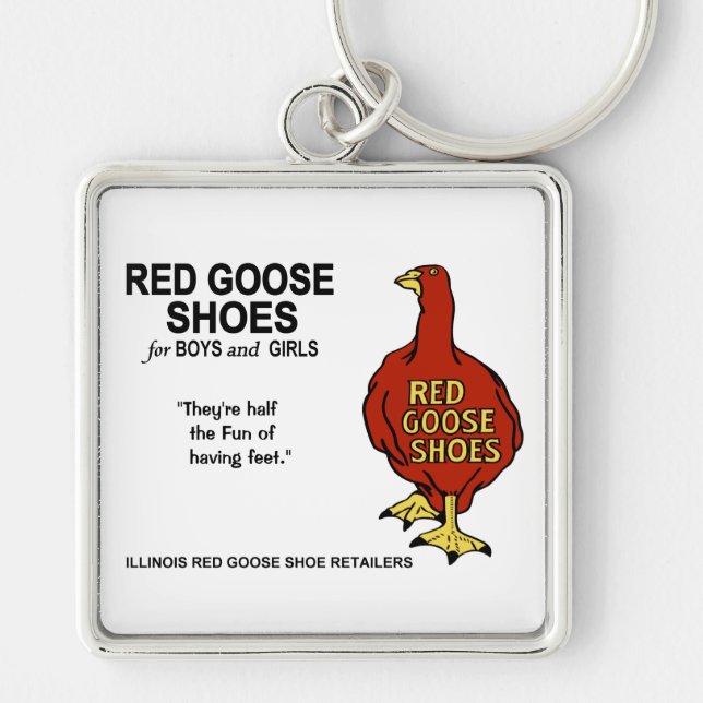 Red Goose Shoes of Illinois Key Ring (Front)