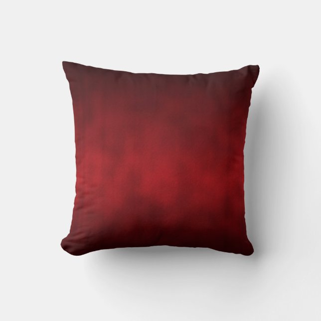 Red Gothic Ombre Background Art Cushion (Front)