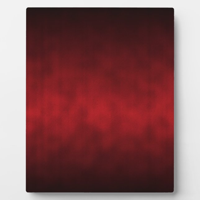 Red Gothic Ombre Background Art Plaque (Front)