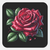 Red Gothic Rose