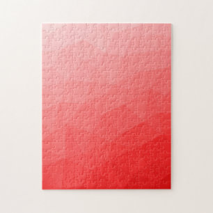 Red gradient geometric mesh pattern jigsaw puzzle