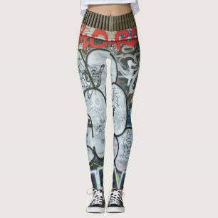 Red Graffiti Leggings