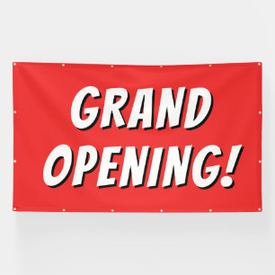 Red Grand Opening! Banner