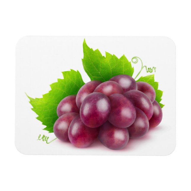 Red grapes magnet (Horizontal)