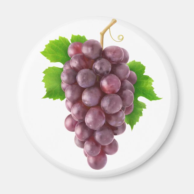 Red grapes magnet (Front)