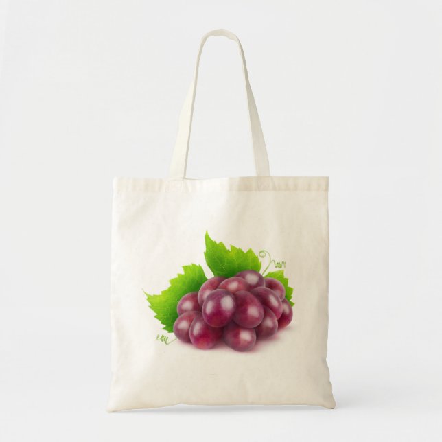 Red grapes tote bag (Front)