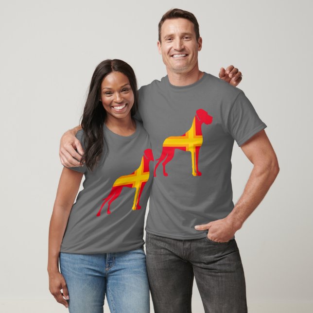 red Great Dane T-Shirt (Unisex)
