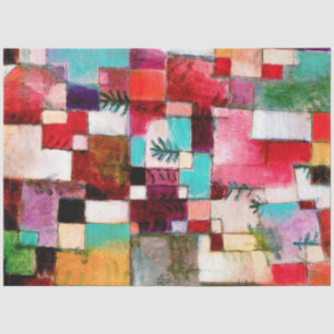 Red Green and Violet, Paul Klee Tissue Paper