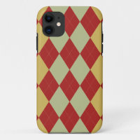 Red, Green and Yellow Arglye iPhone 5 Case