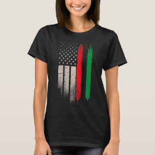Red Green Black History American African Flag 1 T-Shirt