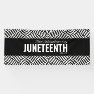 Red Green Black Independence Day JUNETEENTH Banner