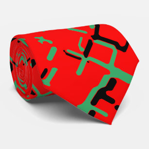 Red Green Black Tie