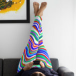 Red, Green, Blue, White Abstract squiggly   Leggings<br><div class="desc">Birthday gift wrap with blue,  green,  red,  white abstract colourful leggings.</div>