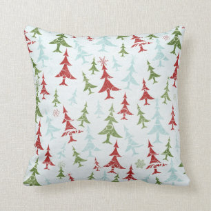 Red, Green, Blue & White Christmas Season Cushion