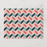 Red Green Chevron Pattern Geometric Designs Colour