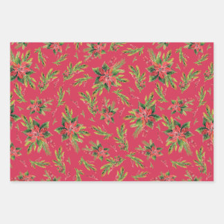 Red  green chrictmac wraping paper