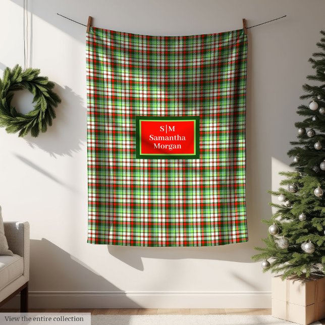 Red Green Christmas Blanket Modern Cosy Style (Red Green Christmas Blanket Modern Cozy Style)