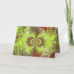 Red  & Green Christmas Card