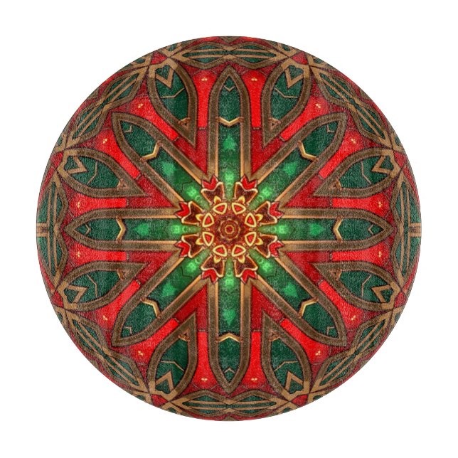 Red Green Decorative Cutting Board (Front)