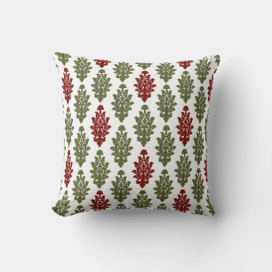 Red/Green Designer Christmas Pillow