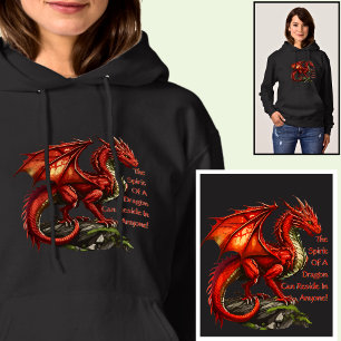 Red Green Dragon,  Spirit Can Reside in Anyone Hoodie