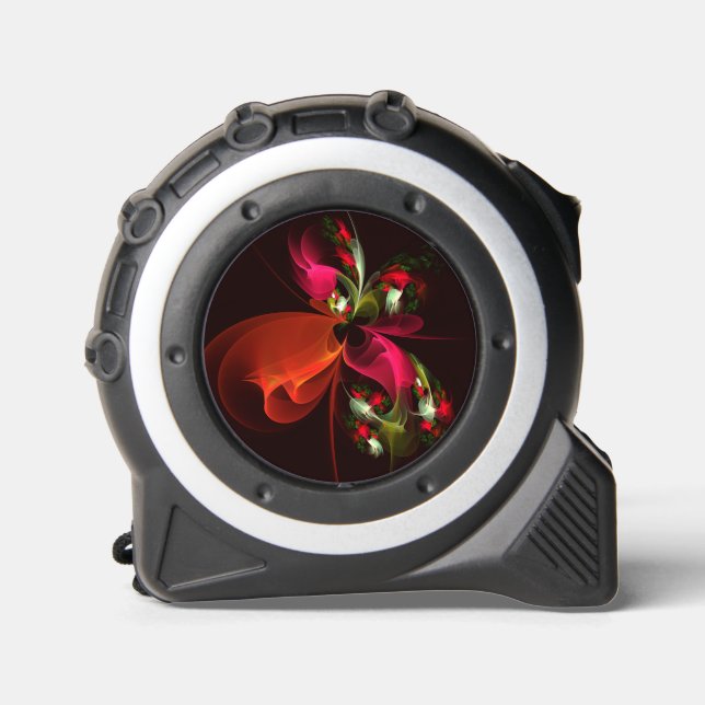 Red Green Floral Modern Abstract Art Pattern #02 1 (Front)