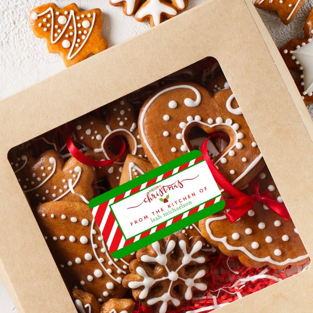 Red Green From The Kitchen Of Christmas Label (Creator Uploaded)