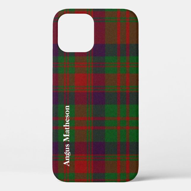 Red & Green Matheson Tartan Plaid Case-Mate iPhone Case (Back)