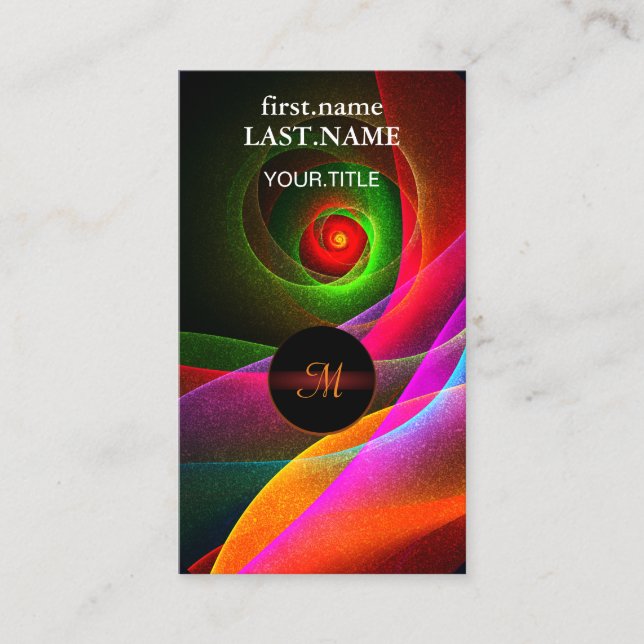 Red Green Orange Modern Abstract Art Pattern #22 Business Card (Front)