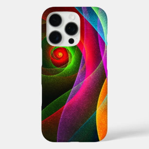 Red Green Orange Modern Abstract Art Pattern #22 iPhone 16 Pro Case