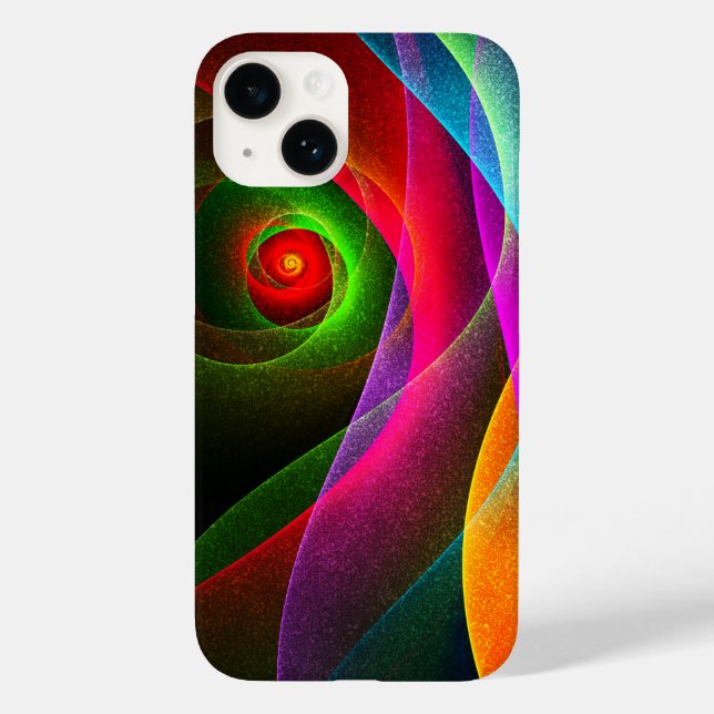 Red Green Orange Modern Abstract Art Pattern #22 Case-Mate iPhone Case (Back)