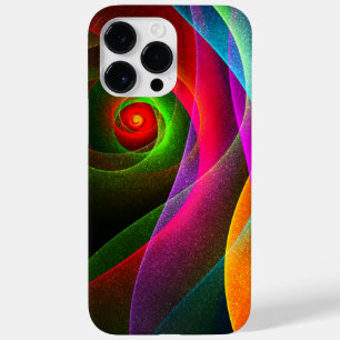 Red Green Orange Modern Abstract Art Pattern #22 Case-Mate iPhone 14 Pro Max Case