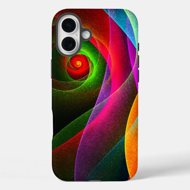 Red Green Orange Modern Abstract Art Pattern #22 Case-Mate iPhone Case (Back)