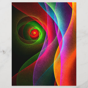 Red Green Orange Modern Abstract Art Pattern #22 Flyer
