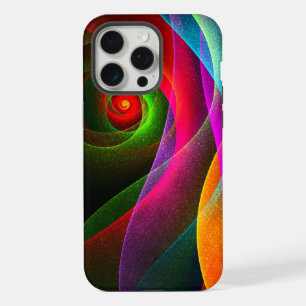 Red Green Orange Modern Abstract Art Pattern #22 iPhone 15 Pro Max Case
