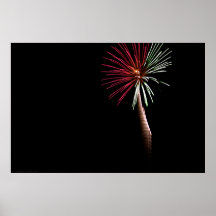 Red & Green Palm Print