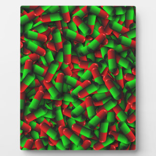 red green pills drugs plaque
