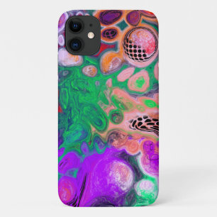 Red, Green, Purple Colorful Digital Fluid Art Case-Mate iPhone Case