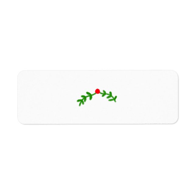 red green snowflakes text photo merry christmas (Front)
