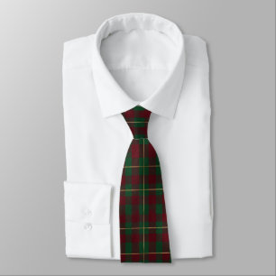 Red Green Tartan Plaid Tie