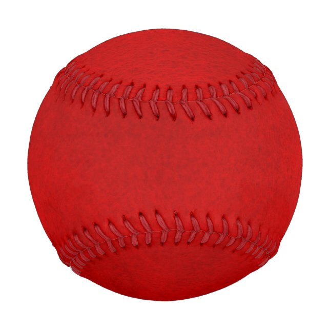 RED Green Watercolor Wash Baseball (Front)