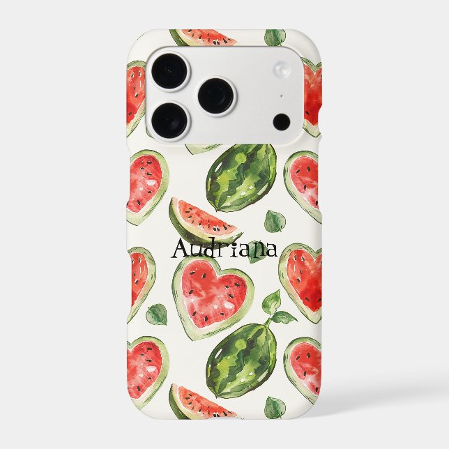 Red Green Watermelon Hearts  (Back)