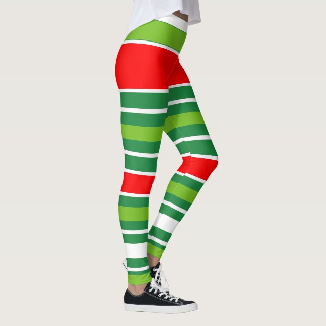 Red Green White or (Your Colour) Leggings (Right)