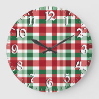 Red Green White Plaid Cheerful Rustic Homestyle