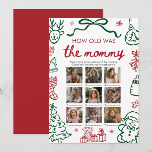Red Green Winter Christmas How Old Was The Mummy Invitation